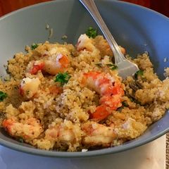 Prawn and Quinoa A picture of Prawn and Quinoa.