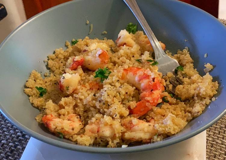 Recipe of Super Quick Homemade Prawn and Quinoa