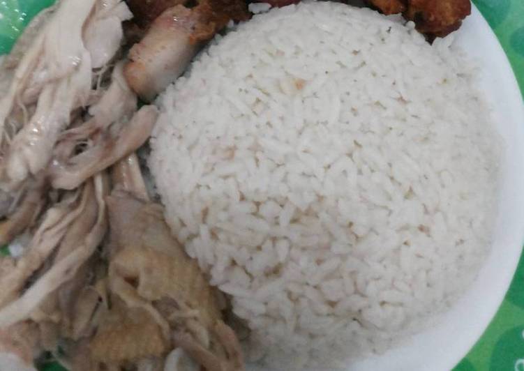 Bagaimana Membuat Nasi tim hainam yang Menggugah Selera