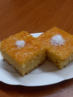 صورة لوصفة بسبوسة جوز الهند