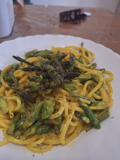 Foto di Pasta asparagi e zafferano