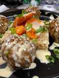 Scallion Ginger Meatballs w/ Bulgogi Sauce