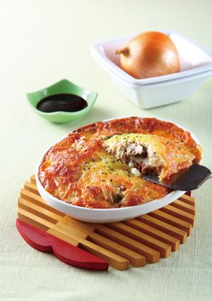 焗烤奶油蕃茄肉醬千層麵 的食譜成品照片