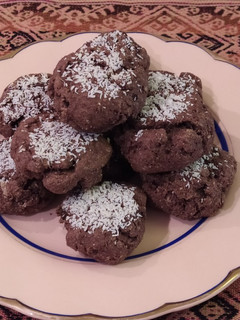 Una foto de Galletitas integrales de banana y cacao, sin azúcar