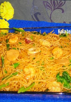 Foto resep Mie goreng seafood🍝🍤🐙🐟