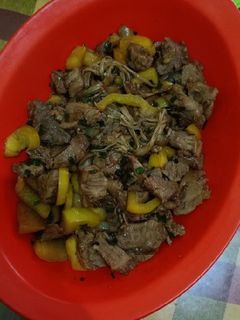 Foto resep Sapi Saus Lada Hitam