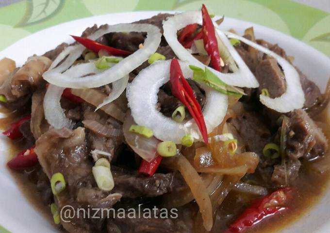 Resep Blackpepper beef Saori | Daging Sapi Lada Hitam Saori oleh Nizma