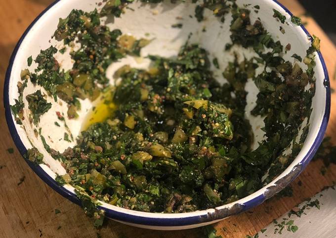 Recipe of Jamie Oliver Salsa verde 💃 🌿