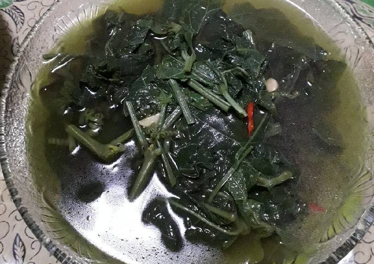 Cara mudah Membuat Sayur pucuk daun labu Anti Gagal