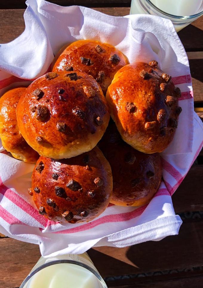 Una foto de Bollitos con chocolate
