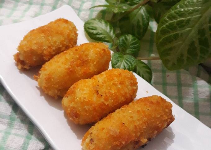 Resep Kroket Isi Daging Oleh Bunda Alcle Cookpad