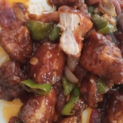 Chiili chicken A picture of Chiili chicken.