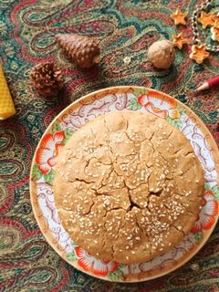 عکسی از دستور نان حجیم با خمیر ترش یا مخمر مادر