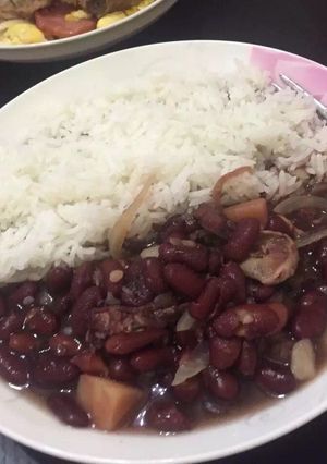 Una foto de Frijoles colorados