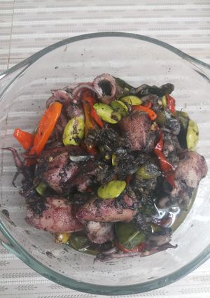 Foto resep Cumi hitam