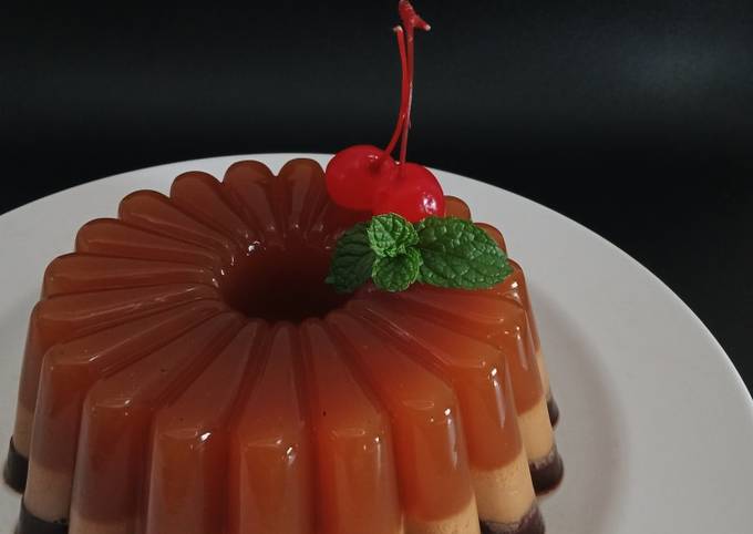 Puding Gula Merah Santan Chocolatos