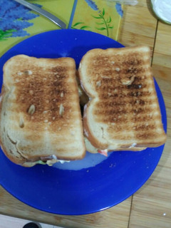 Una foto de Sándwich vegetal