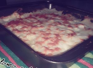 صورة لوصفة معكرونة بالبشاميل 😻