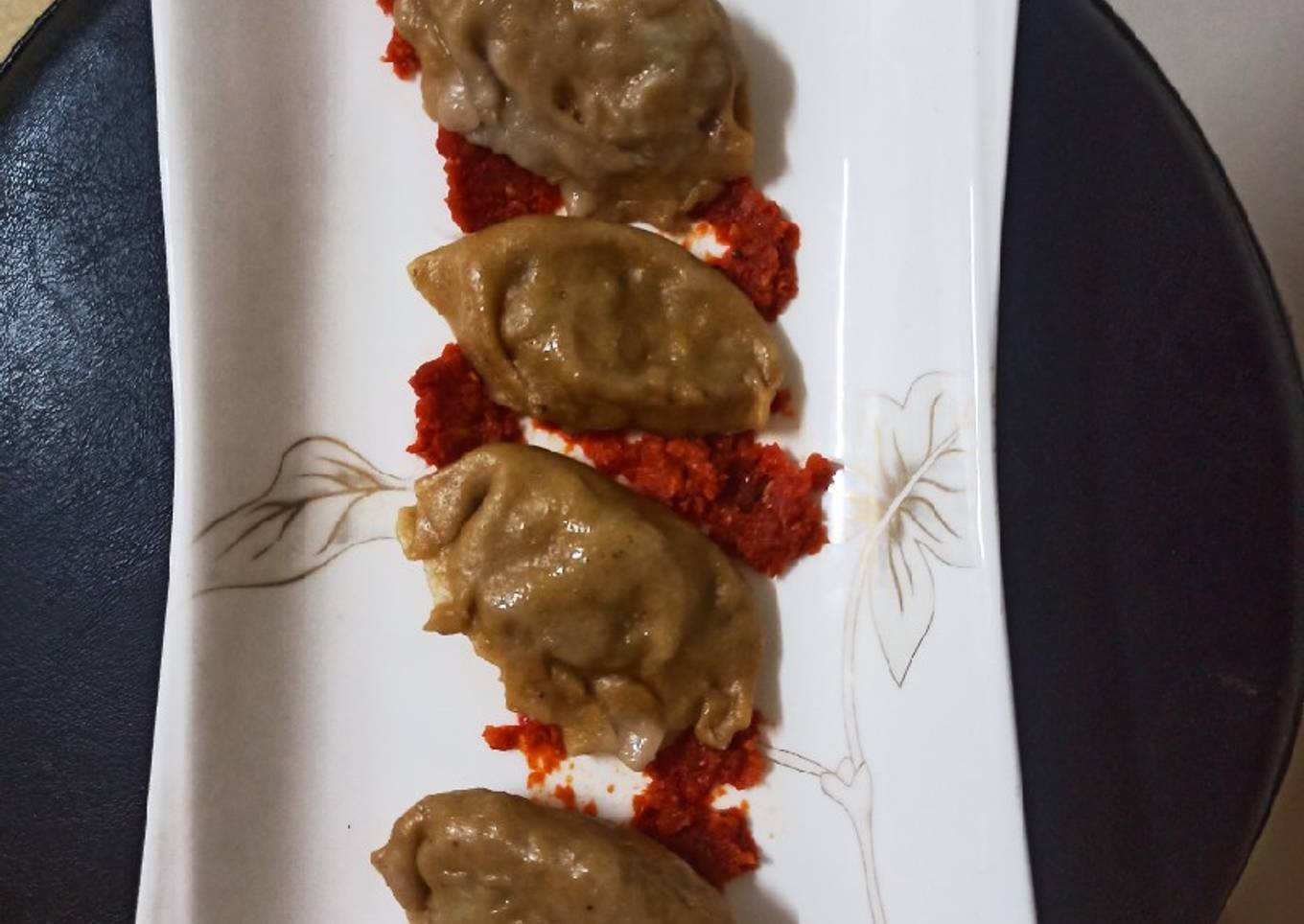 Soya Wheat steam Momos