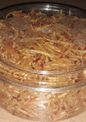 Foto resep Kering talas pedas manis