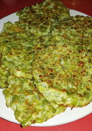 Una foto de Tortitas de ejotes