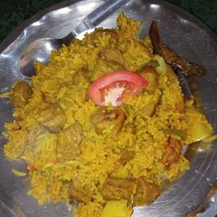 A picture of Masala soya pulao.