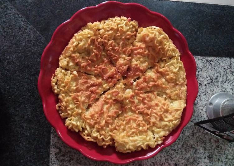 Cara Gampang Membuat Omlete telor mie Anti Gagal