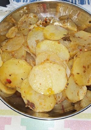 A picture of Peshawari Potato Fry.