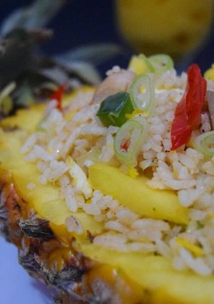 Foto resep Nasi Goreng Nanas khas Thailand