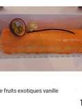 Bûche fruits exotiques