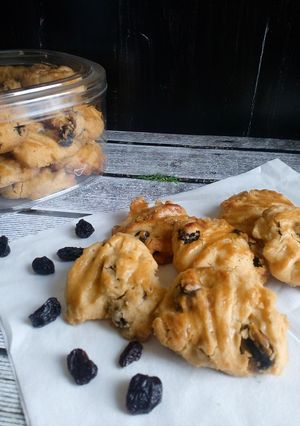 Foto resep Kue Kering Kismis (3K) / Raisin Cookies