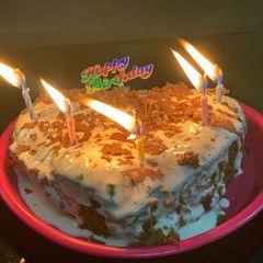 A picture of Parle G Cake.