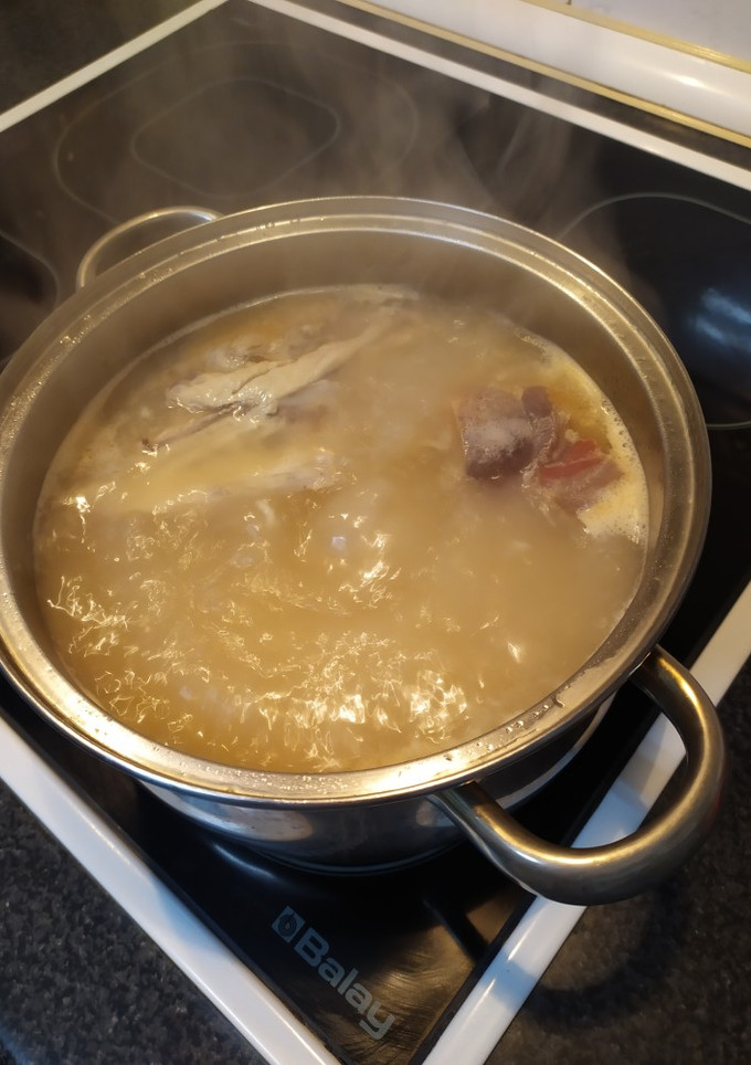 Una foto de Caldo Casero calentito