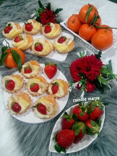 صورة لوصفة تارتولات بالفواكه 🍓🍌🍏🍊