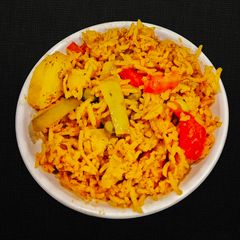 Mix Vegetable Masala Pulav A picture of Mix Vegetable Masala Pulav.