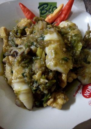 Foto resep Cumi Basah Sambal Ijo