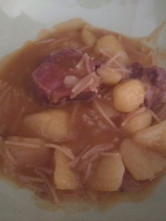 Una foto de Fideos a la cazuela