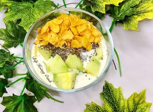 Hình của món Ngũ Cốc Dưa Gang Hạt Chia.