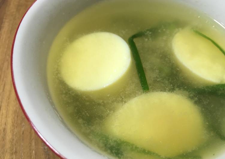 Bagaimana Menyiapkan #27- Sup Miso tofu kucai, Enak