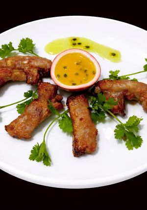 Hình của món SP.0970 - Sườn Nướng Xốt Chanh Dây.