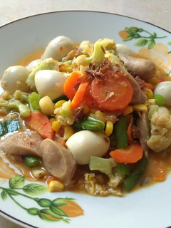 Foto resep Capcay Telur puyuh sosis penuh cinta 💖