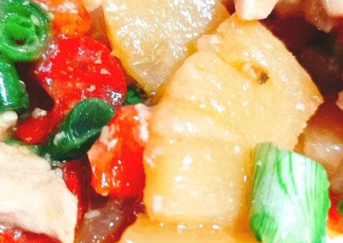 POLLO ALL'ANANAS😋😋😋
