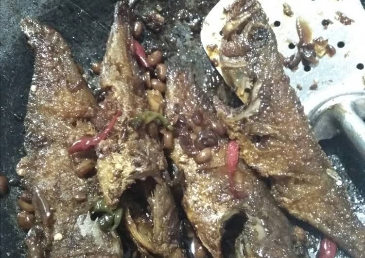 Cara buat Ikan kerapu tauco cabe hijau yang enak dan Mudah Dibuat