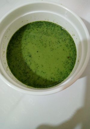 A picture of Toxins flush morning juice.