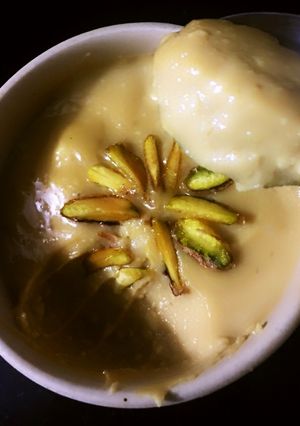 A picture of Nolen Gurer Srikhand (Sugarfree Jaggery Srikhand).