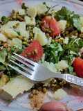 আলু স্প্রাউট চাট (Aloo sprout chaat recipe in bengali)