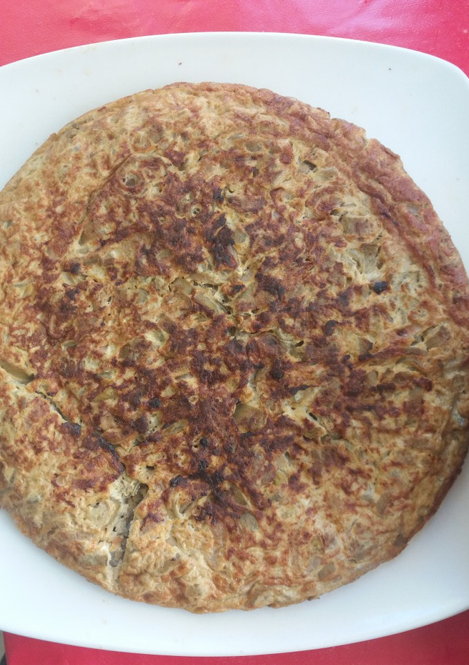 Una foto de Tortilla de habas
