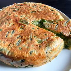 A picture of Rice Cooker Spring Vegetable Frittata.