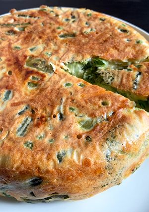 A picture of Rice Cooker Spring Vegetable Frittata.