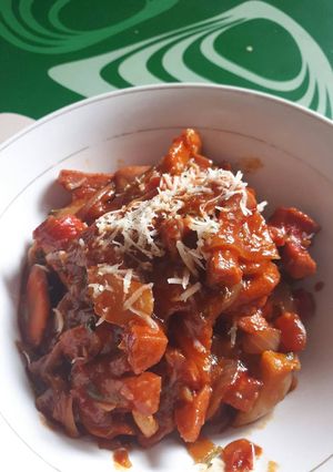Foto resep Sosis keju pedas manis
